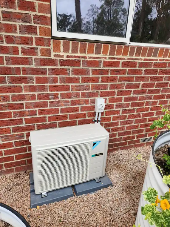 Daikin outdoor unit installation